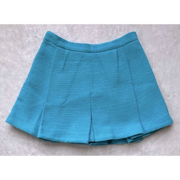NWT Zara Blogger’s Favorite High Waisted Pleated Textured Skort, Size XS - Picture 15 of 16